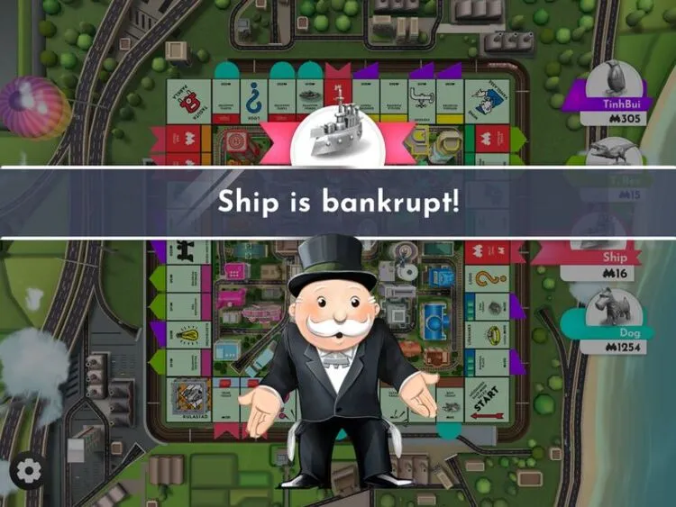 How Do You Go Bankrupt in a Monopoly?