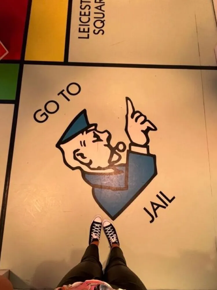 What happens when you go to jail in monopoly
