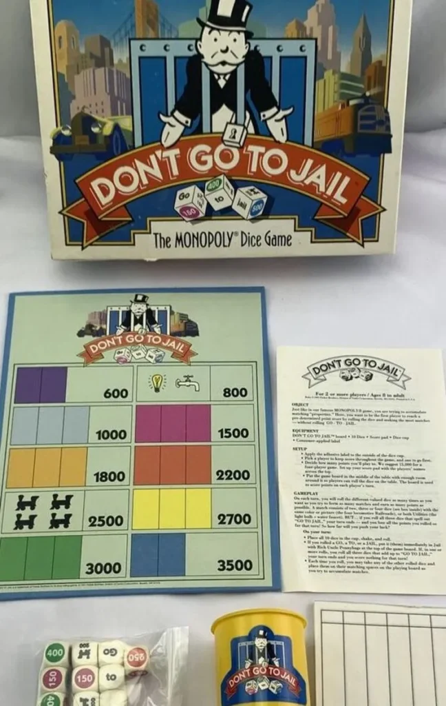 What happens when you go to jail in monopoly